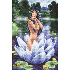 Изображение товара Набор для вышивания PANNA Золотая серия VS-0799 Нимфа 25.5 х 36 см