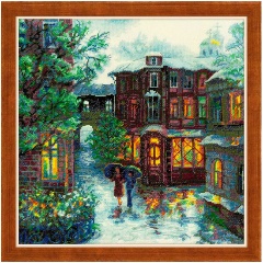 Изображение товара Набор для вышивания РИОЛИС 1677 Дождливое лето 30*30см