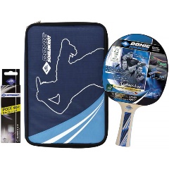Изображение товара Набор для настольного тенниса DONIC LEGENDS 700 (1 ракетка, 3 мяча Champion 3* 40+, чехол)