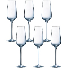 Изображение товара Набор фужеров для шампанского LUMINARC СЮБЛИМ 6шт 210мл (L2762-1)