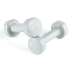 Изображение товара Набор гантелей виниловых Start Up NT08010 1 кг grey (2шт)