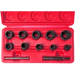 Изображение товара Набор головок JTC 1321 для поврежденных болтов и гаек 8-21мм, 12 предметов