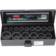 Изображение товара Набор головок ударных 15 предметов ROCK FORCE RF-4159MPB профессиональный