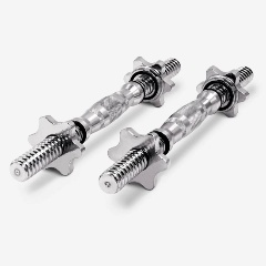 Изображение товара Набор грифов PROIRON для гантелей, 35 см, D=25 мм, хром