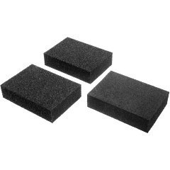 Изображение товара Набор губок для шлифования (3 шт, 100х70х25 мм, Р60/80, Р60/100, Р80/120, оксид алюминия) РемоКолор 32-1-202