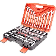 Изображение товара Набор ручных инструментов для авто GOODKING K-10038, 38 предметов, трещотка 24 зубца 1/2"