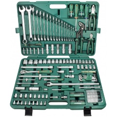 Изображение товара Набор инструментов Jonnesway S04H524142S, 142 предмета, 1/2"DR, 1/4"DR