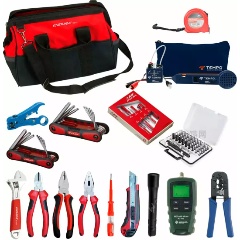 Изображение товара Набор инструментов СВЯЗЬКОМПЛЕКТ SK-LAN-2 для обслуживания кабельных линий связи