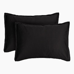 Изображение товара Набор из 2-х наволочек Sofi de Marko Изабель №12, 50х70, сатин, Черный