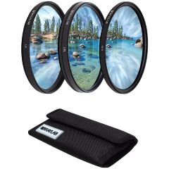 Изображение товара Набор из 3 фильтров RayLab (UV,CPL,ND8) 55mm