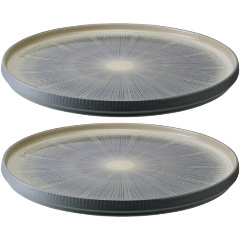 Изображение товара Набор тарелок Tkano Essential Eclipse 2 шт., 27 см, керамика (TK24-TW_PL0001)