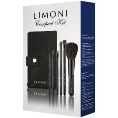 Изображение товара Набор кистей для макияжа LIMONI COMPACT KIT 6 предметов, в чехле