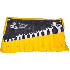 Изображение товара Набор комбинированных ключей ЭВРИКА 12 предметов