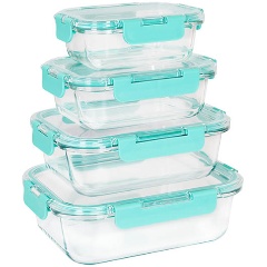 Изображение товара Набор стеклянных контейнеров Oursson CG3506SS/MT ментоловый