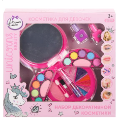 Изображение товара Набор косметики для девочек МИЛАЯ ЛЕДИ 77013-UNI-ML тени, тени для век с блёстками, помада