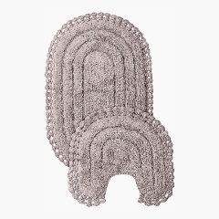 Изображение товара Набор ковриков для ванной комнаты SOFI DE MARKO SELENA (серо-лиловый) 600х100 и 50х50