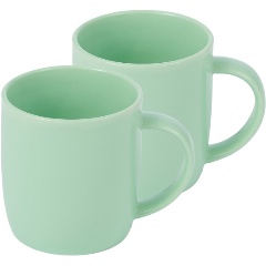 Изображение товара Набор кружек Gipfel Gronte 2 шт., 300 мл., керамика, зеленый (52234)