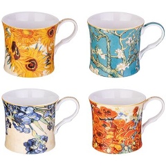 Изображение товара Набор кружек LEFARD art collection Ван Гог 4 шт 280 мл стильный фарфор