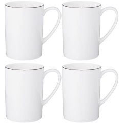 Изображение товара Набор кружек LEFARD Кристал Платинум 4 шт 480 мл фарфор премиум качество