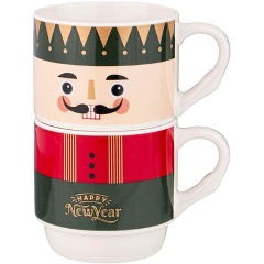 Изображение товара Набор кружек LEFARD щелкунчик 2 шт 305 мл фарфор праздничные подарочные