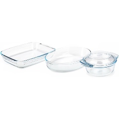 Изображение товара Набор кухонной посуды PYREX ESSENTIALS 3 предмета, стекло (818S3)