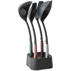 Изображение товара Набор кухонных принадлежностей Brabantia Tasty+123184 5 предметов на подставке
