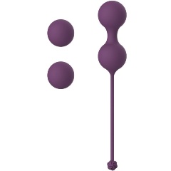 Изображение товара Набор LOLA GAMES фиолетовых вагинальных шариков Love Story Diva