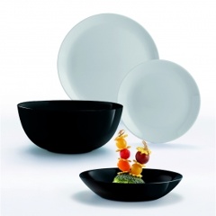 Изображение товара Набор LUMINARC ДИВАЛИ БЛЭК&ГРАНИТ столовый, 19 предметов