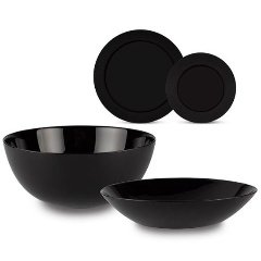 Изображение товара Набор LUMINARC ДИВАЛИ НУАР столовый, 19 предметов