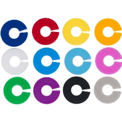 Изображение товара Набор маркеров на бокалы HOMEFEEL круглые 12 шт. HJ-GM08