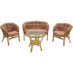 Изображение товара Набор мебели GARDEN STORY Багамы Премиум арт.СV-B04 медовый, бежевый