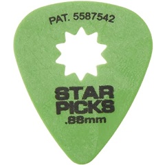 Изображение товара Набор медиаторов Everly 30014 Star Pick 72шт 0.88мм для гитары