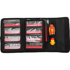 Изображение товара Набор диэлектрических отверток REXANT 123 предмета профессиональный электромонтажный комплект