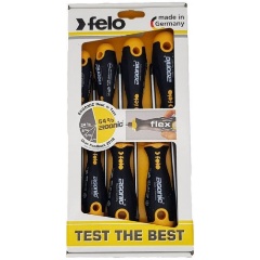 Изображение товара Набор отверток Felo Ergonic 7 шт с адаптивными рукоятками для профессионалов и любителей