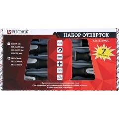 Изображение товара Набор отверток Thorvik SDS07CO стержневых, 7 предметов