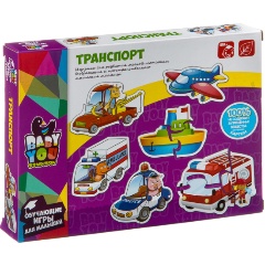 Изображение товара Набор пазлов BONDIBON ВВ2818 Baby You Транспорт для малышей 15 элементов