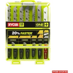 Изображение товара Набор пилок для лобзика RYOBI (10 шт) 5132002811