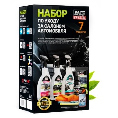 Изображение товара Набор по уходу за салоном автомобиля AVS AVK-874