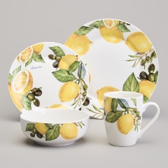 Изображение товара Набор посуды обеденный LEFARD "лемон три", на 4 пер., 16 пр.