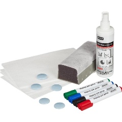 Изображение товара Набор принадлежностей Attache для магнитно-маркерной доски Attache(маркеры,спрей,губка,магн,салф)