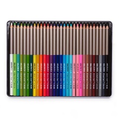 Изображение товара Набор профессиональных цветных карандашей Малевичъ GrafArt PRO, 30 цветов