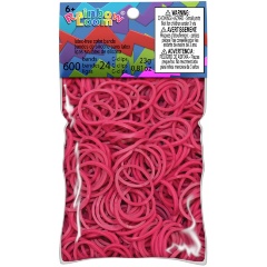 Изображение товара Резиночки для плетения браслетов RAINBOW LOOM B0022 Фуксия F