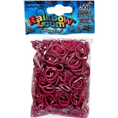 Изображение товара Резиночки для плетения браслетов RAINBOW LOOM BW0066 Фуксия Средневековье