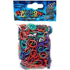 Изображение товара Резиночки для плетения браслетов RAINBOW LOOM B0103 Микс Хамелеон