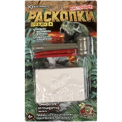 Изображение товара Набор раскопки IQ ЭКСПЕРИМЕНТ 2 скелета динозавров, 1901K092-2-RU