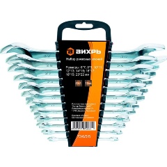 Изображение товара Набор рожковых ключей Вихрь 73/6/5/5, 12 шт. 6 - 32