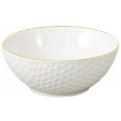 Изображение товара Набор салатников JEWEL 17,5 см Нежность 6 предметов с золотом (new bone) (ПС0036-33)