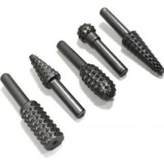 Изображение товара Набор шарошек по пластику и дереву ROCK FORCE RF-61712, хвостовик 6мм, 5 предметов