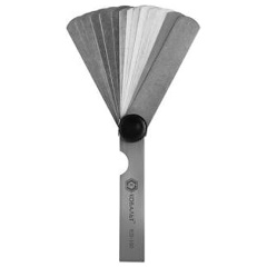 Изображение товара Набор щупов для измерения зазоров КОБАЛЬТ 70 мм, №2, диапазон измерений 0,02-0,5 мм, 17 шт., блистер (920-100)