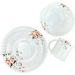 Изображение товара Столовый набор JEWEL Адона 16 предметов (стеклокерамика)